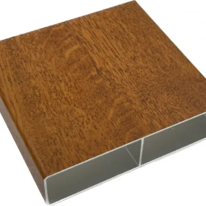 100x24 alumínium kerítésléc famintás - aranytölgy