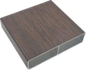 100x24 alumínium kerítésléc famintás - dió