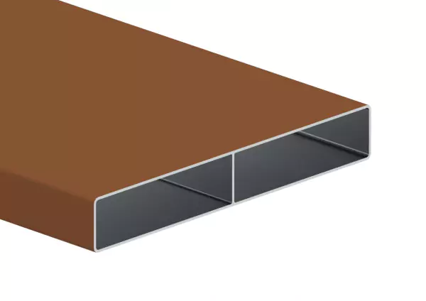 160x24 alumínium kerítésléc RAL8007 - őzbarna