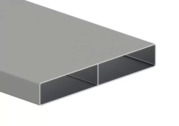 160x24 alumínium kerítésléc RAL9007 - szürkealumínium