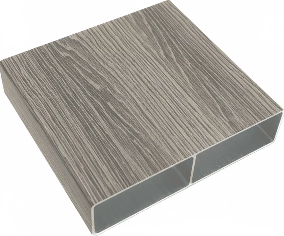 100x24 famintás alumínium kerítésléc homoktölgy