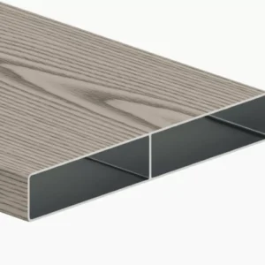 160x24mm famintás alumínium kerítésléc homoktölgy