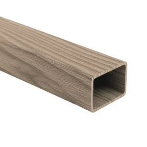 40x24mm famintás alumínium kerítésléc homoktölgy