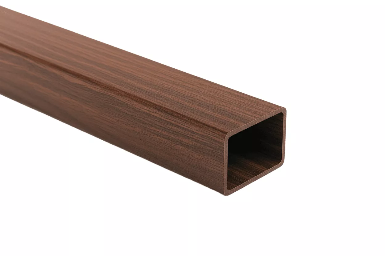 40x24mm famintás alumínium kerítésléc tölgy