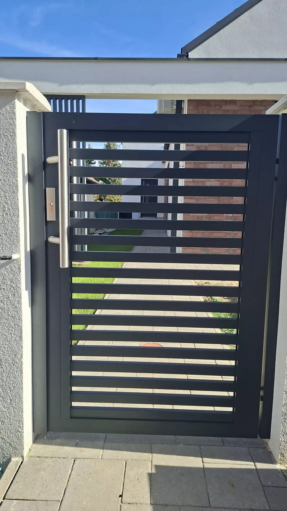 Elegáns alumínium kerítés