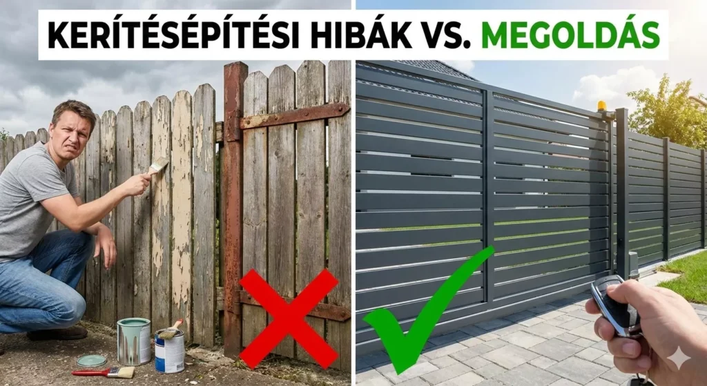Leggyakoribb hibák kerítésépítés esetén